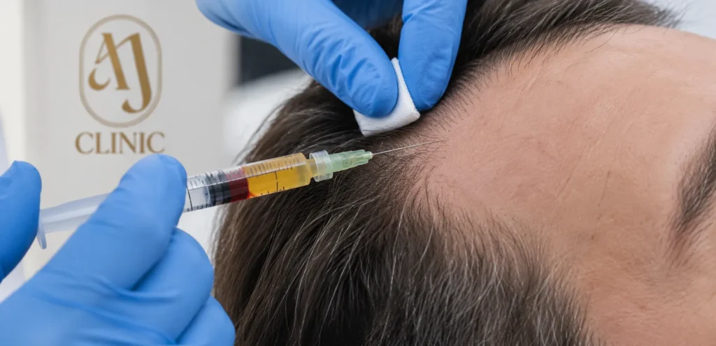 Microinfiltraciones de PRF capilar en cuero cabelludo en Valladolid